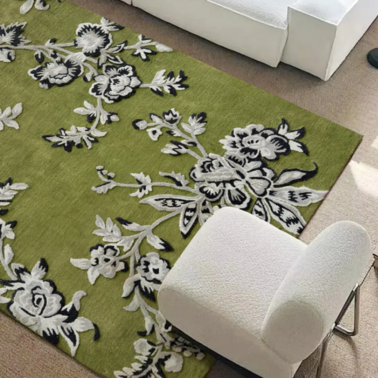 Красивый ковёр ART Design с цветочным узором KV39229-32 Красивый ковёр ART Design с цветочным узором KV39229-32