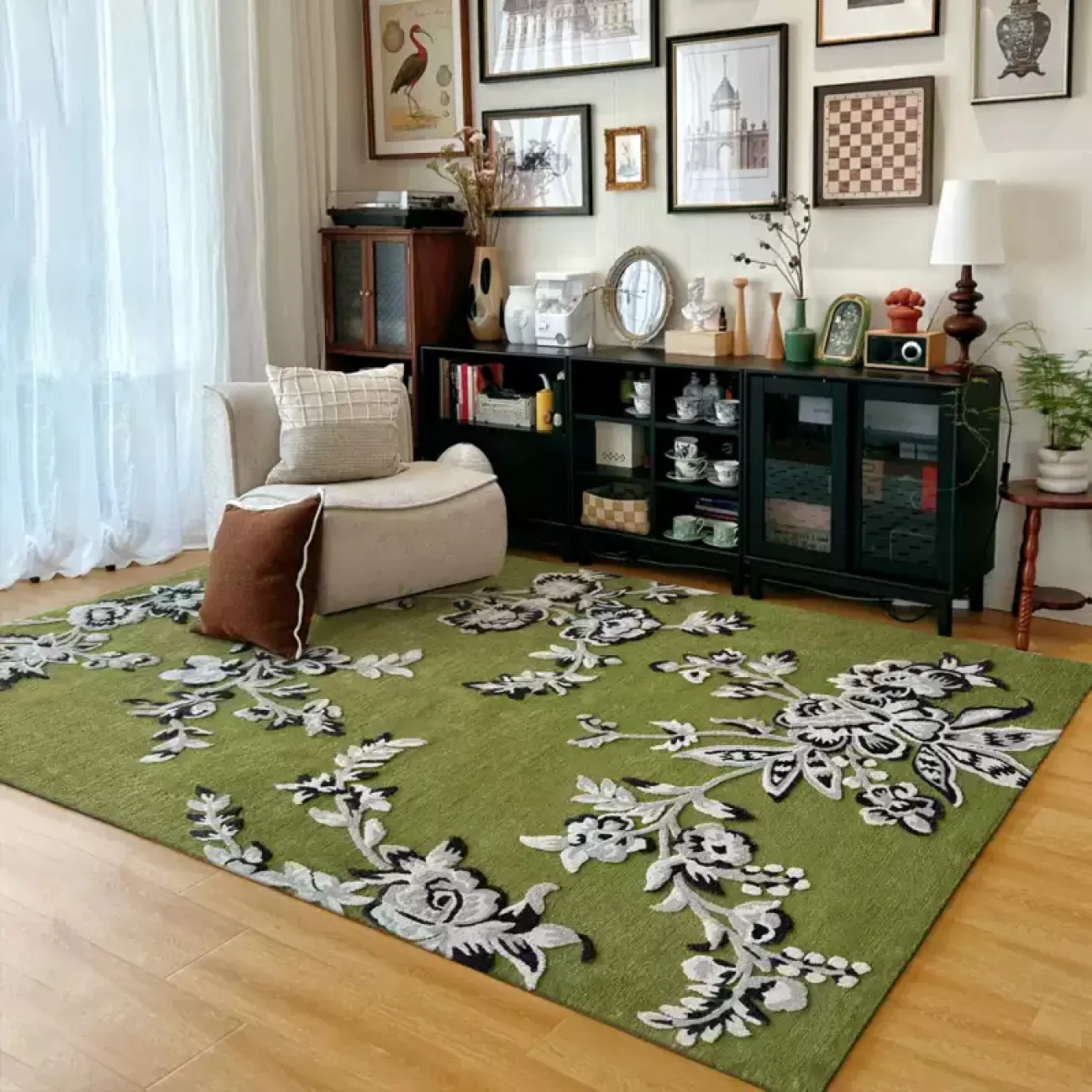 Красивый ковёр ART Design с цветочным узором KV39229-32 Красивый ковёр ART Design с цветочным узором KV39229-32