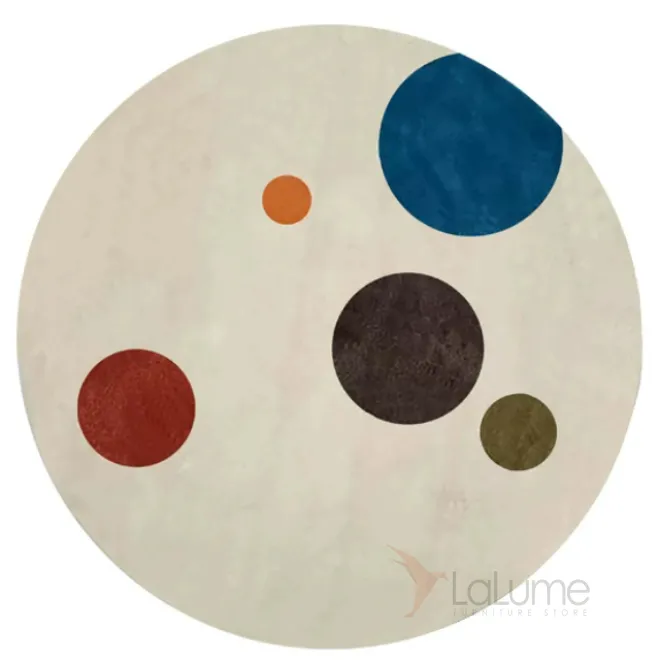 Круглый ковёр  ART Design ручной работы из шерсти KV39230-32