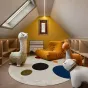 Круглый ковёр  ART Design ручной работы из шерсти KV39230-32