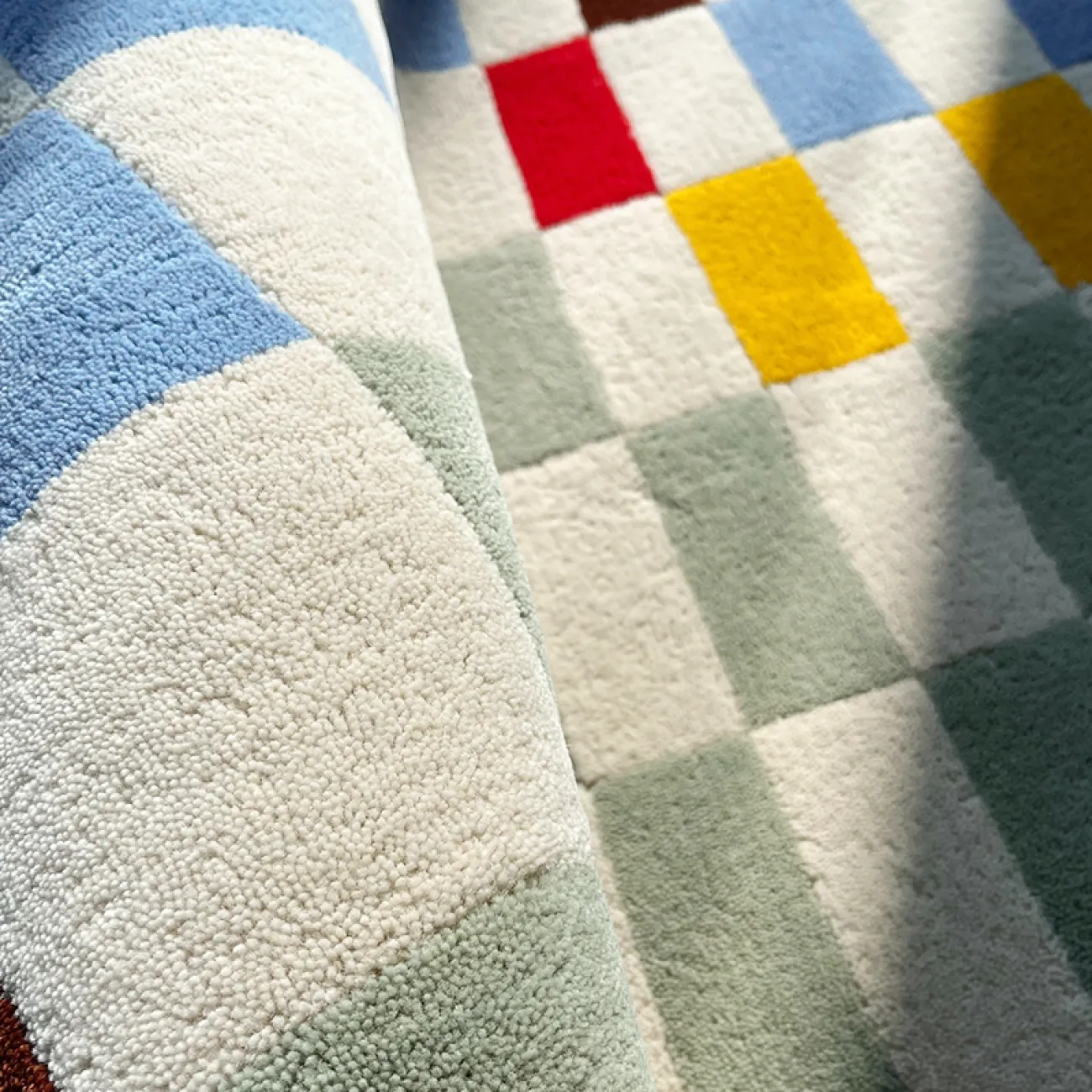 Тёплый ковёр ART Design ручной работы из шерсти KV39234-32