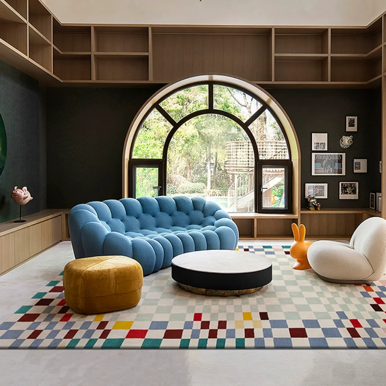 Тёплый ковёр ART Design ручной работы из шерсти KV39234-32