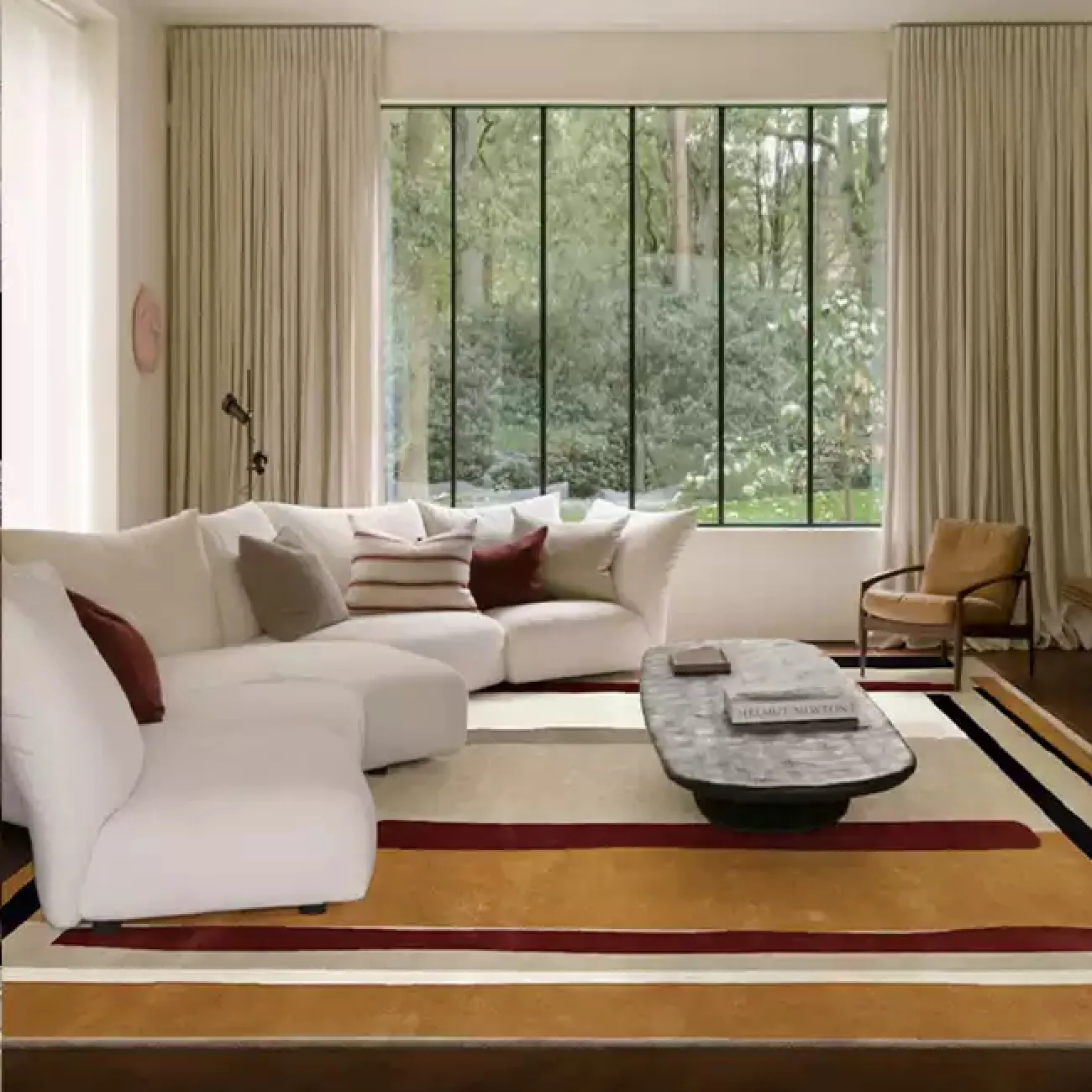 Тёплый ковёр ART Design ручной работы из шерсти KV39236-32