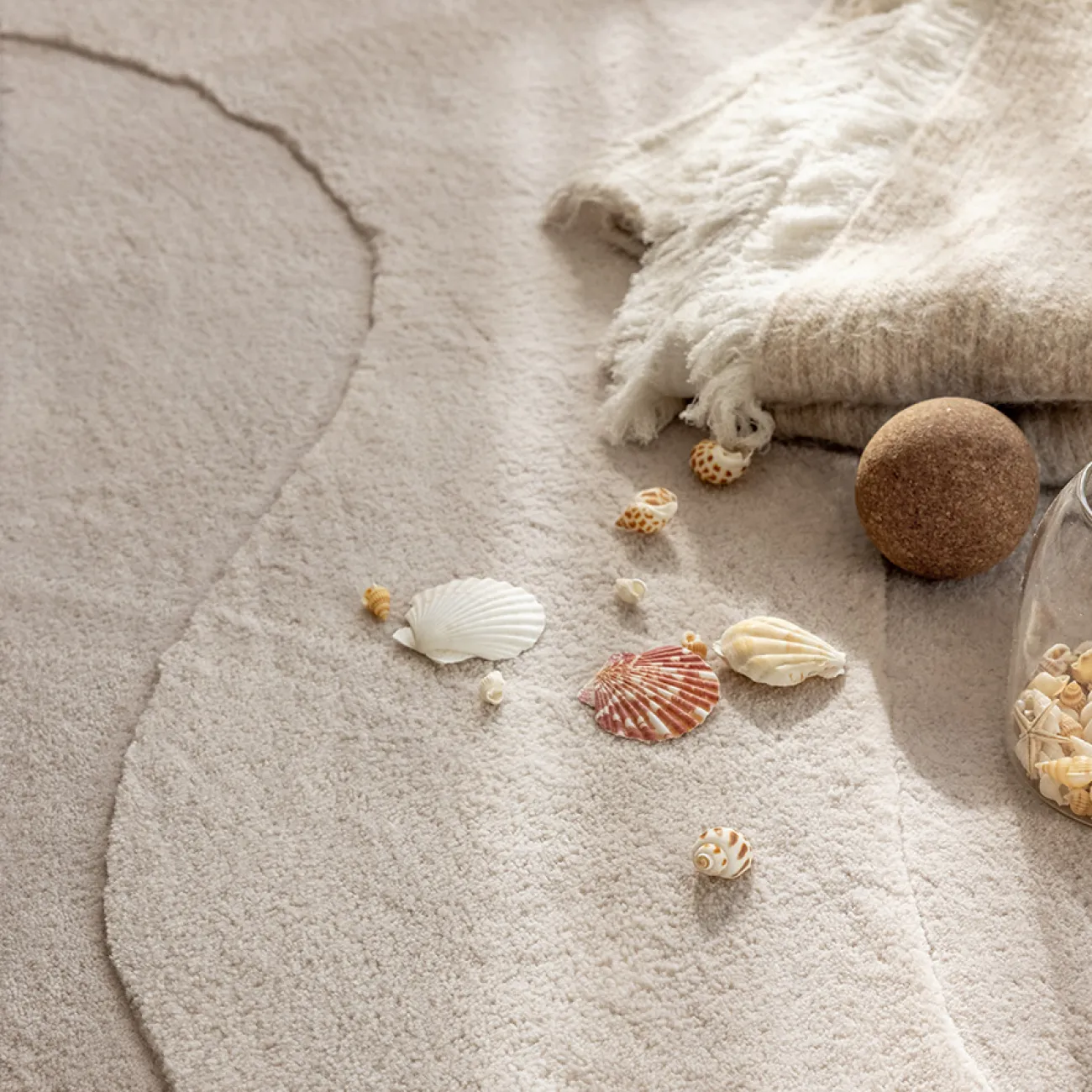 Тёплый ковёр ART Design ручной работы из мононити KV39237-32