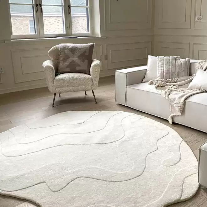 Тёплый ковёр ART Design ручной работы из мононити KV39237-32