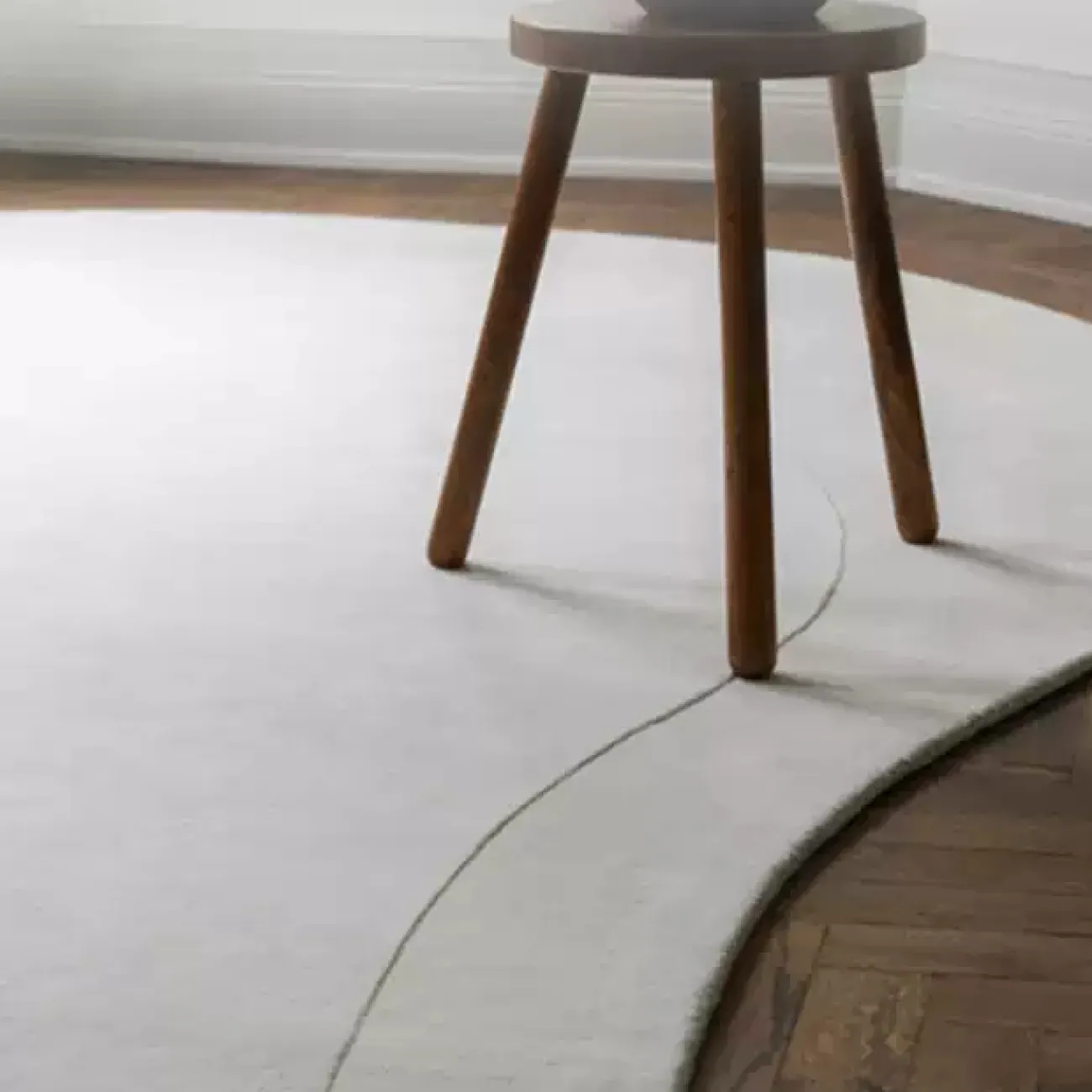 Тёплый ковёр ART Design ручной работы из мононити, либо шерсти KV39238-32