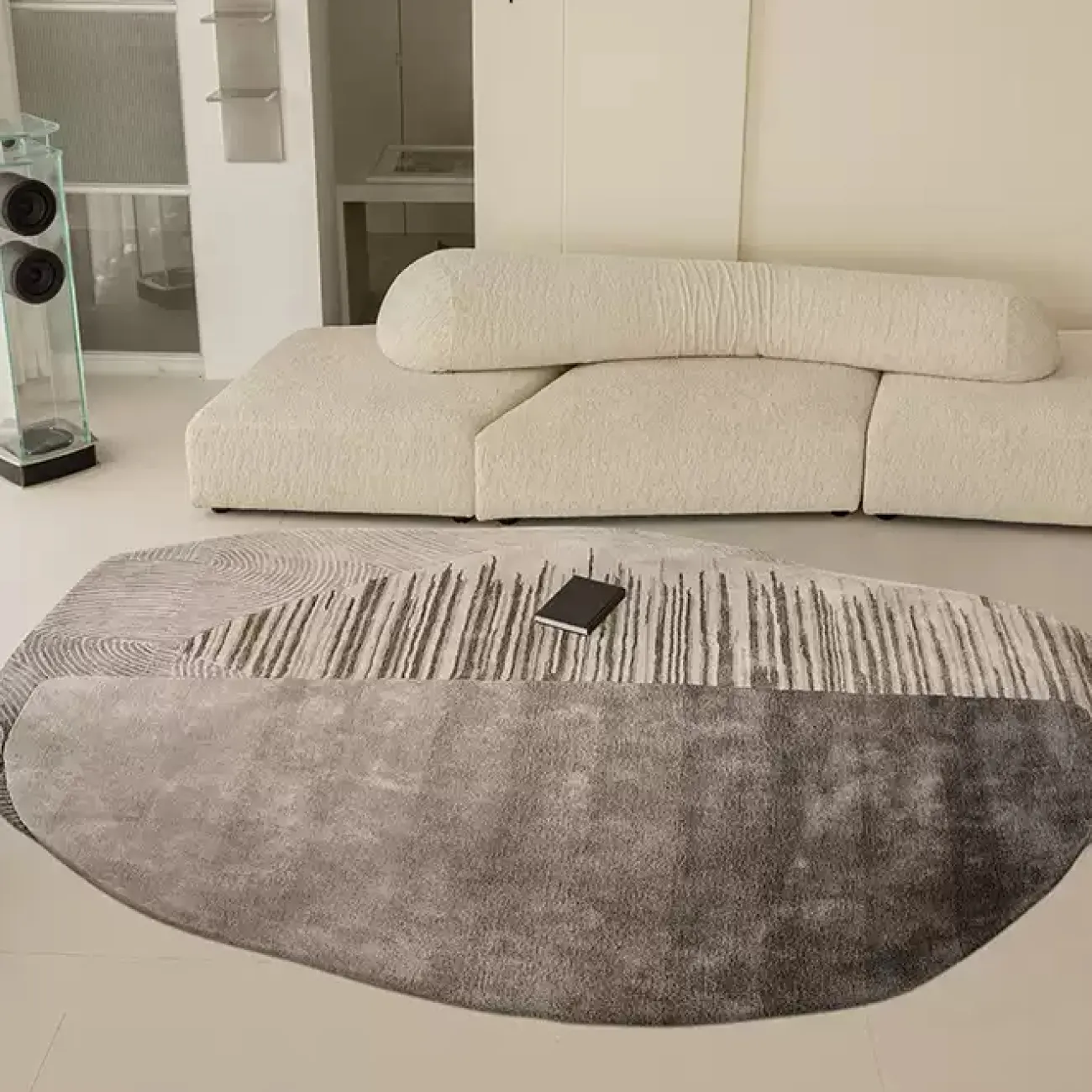 Оригинальный ковёр ART Design ручной работы из шерсти или мононити KV39241-32