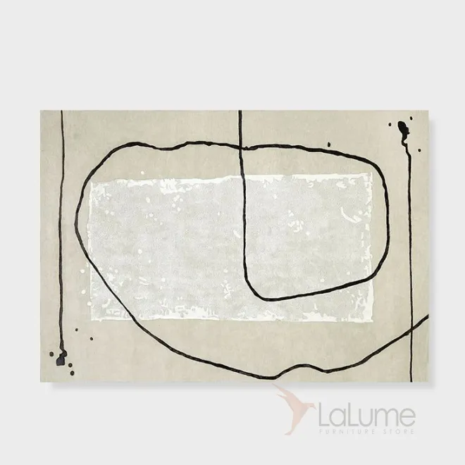 Абстрактный ковёр ART Design ручной работы из шерсти KV39242-32