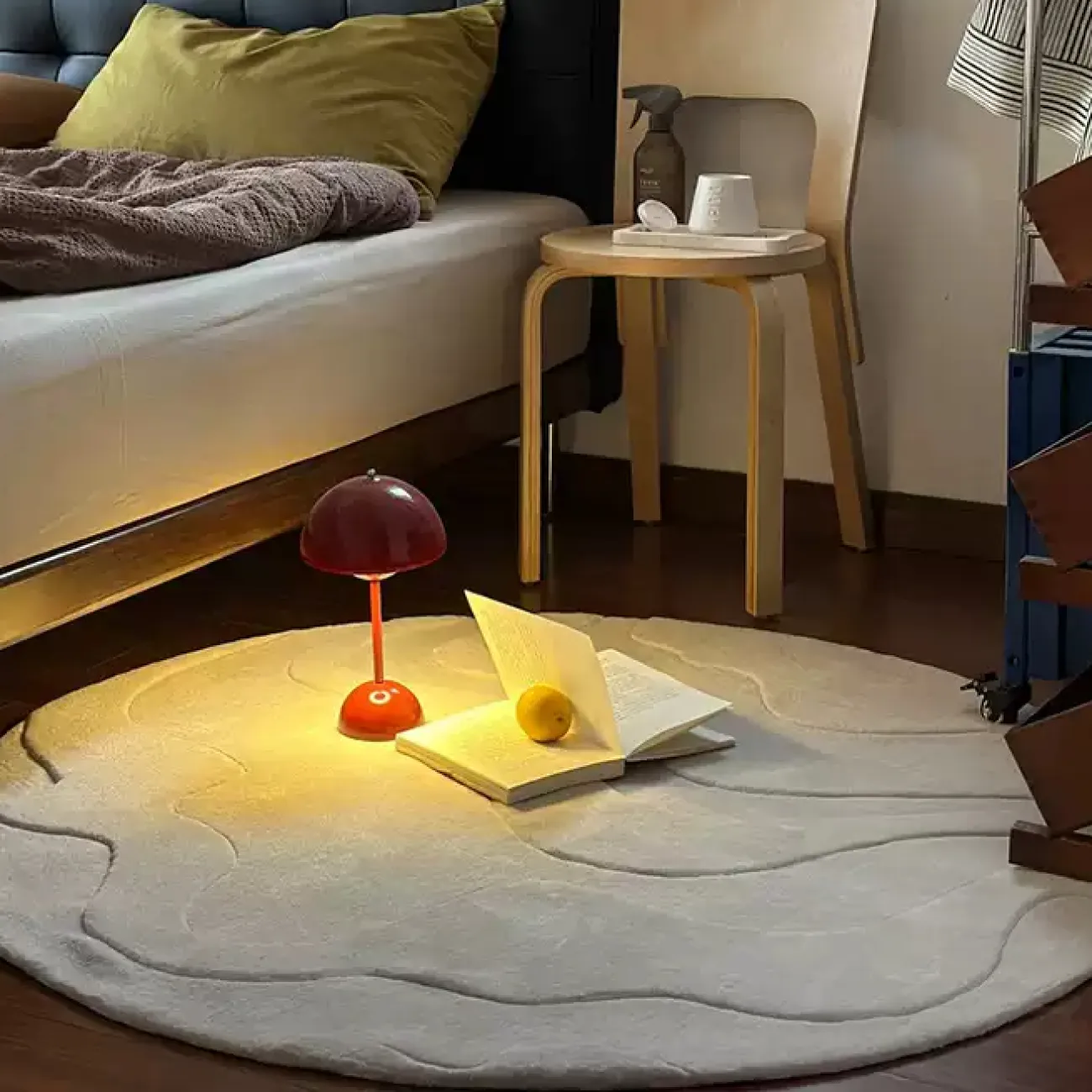 Круглый ковёр ART Design ручной работы из мононити KV39246-32 Круглый ковёр ART Design ручной работы из мононити KV39246-32