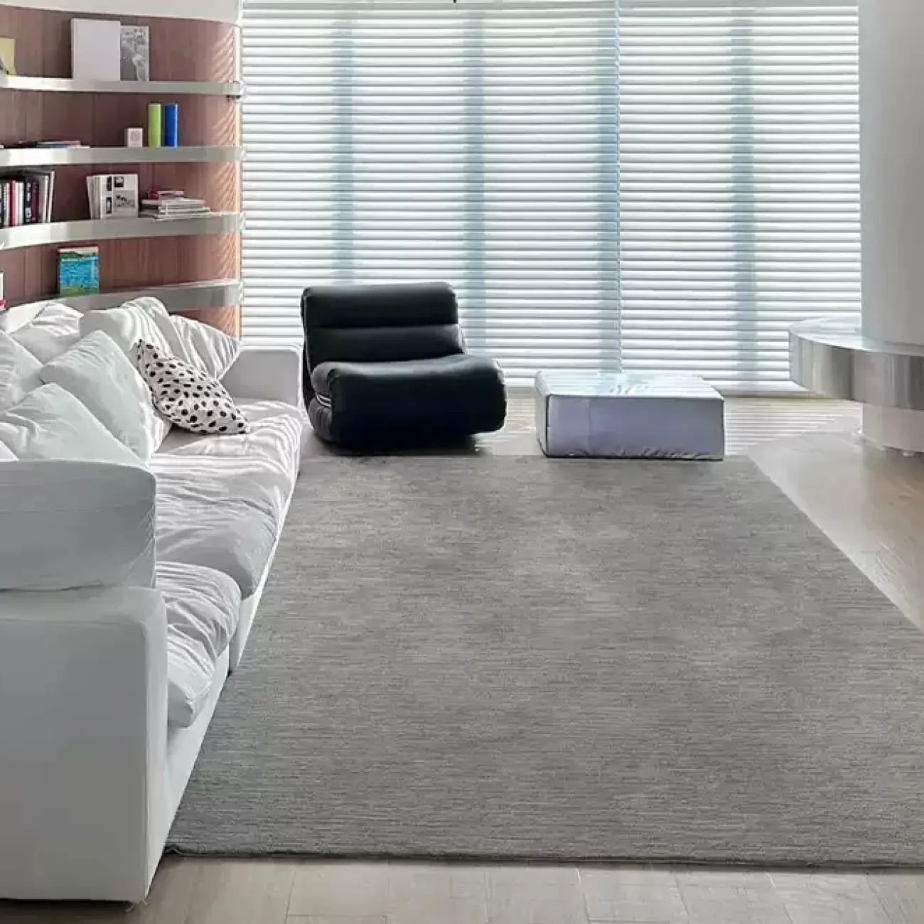 Однотонный ковёр ART Design ручной работы из шерсти или мононити KV39248-32