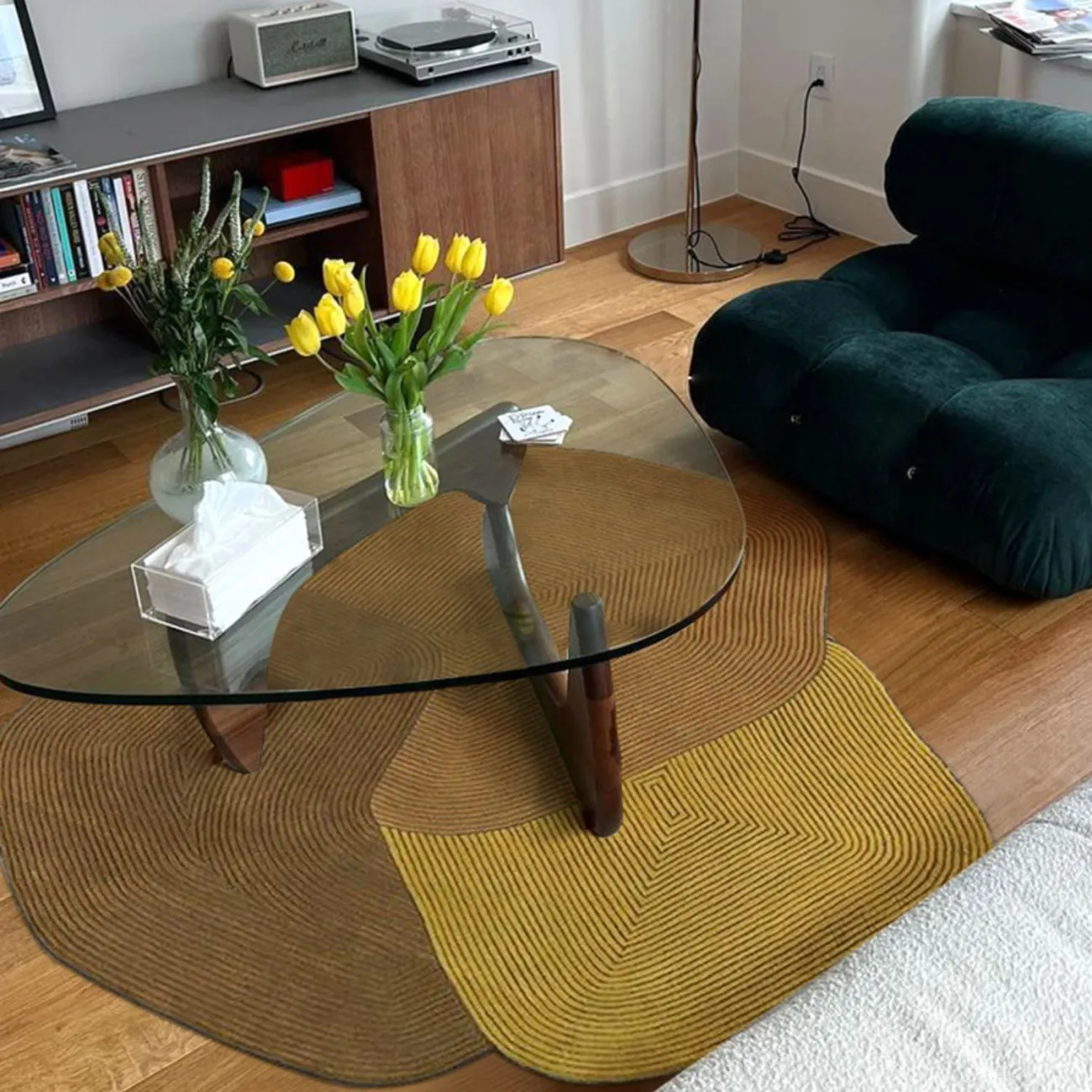 Оригинальный ковёр ART Design ручной работы из шерсти KV39252-32