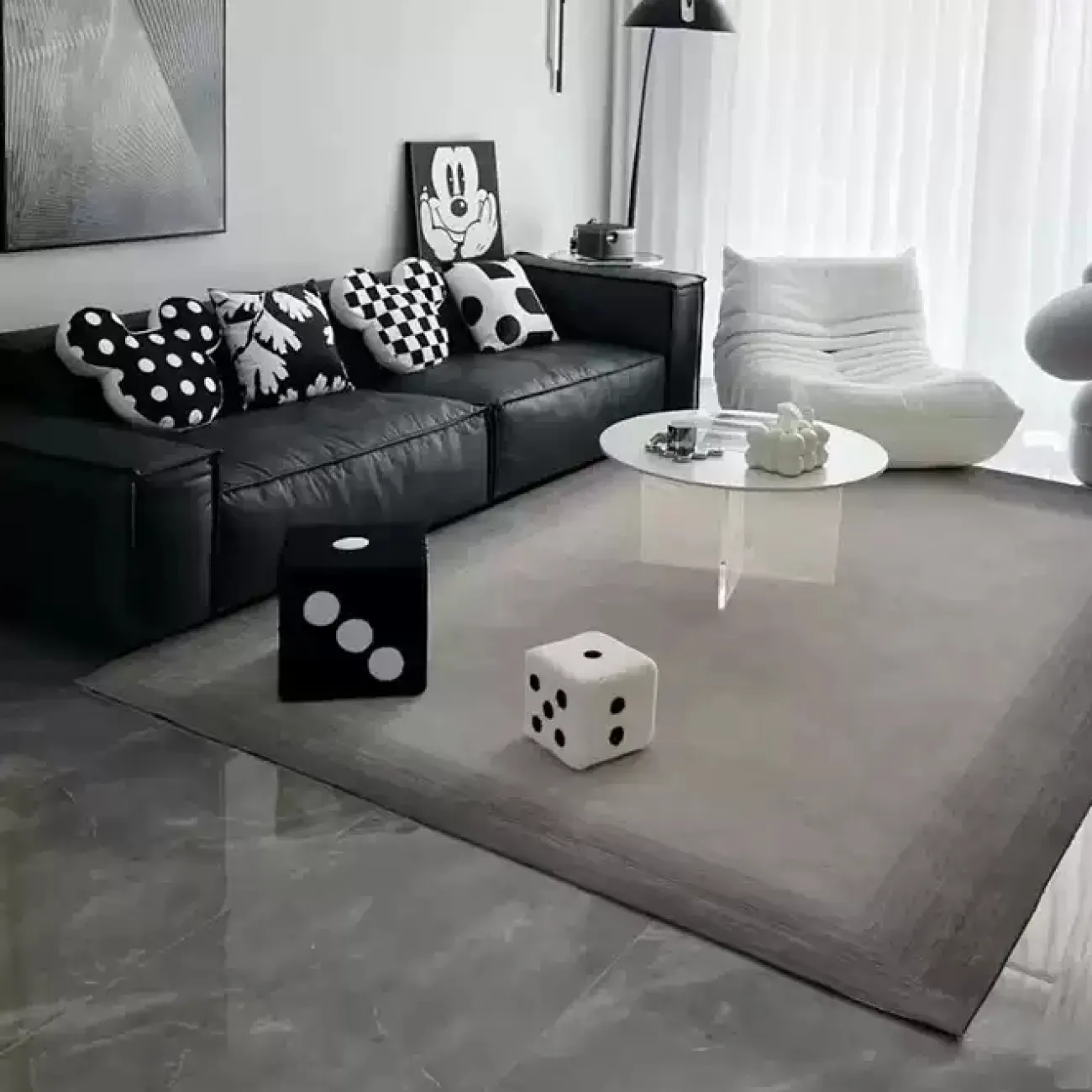 Тёплый ковёр ART Design из шерсти KV39254-32