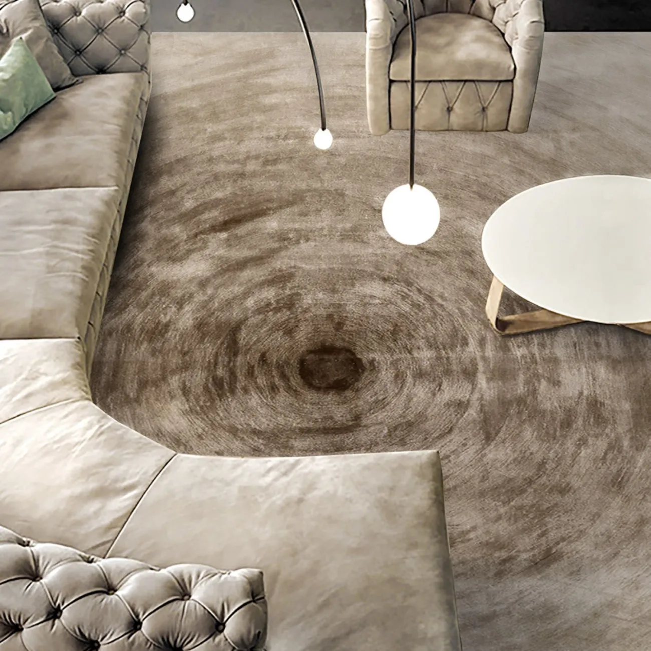 Качественный ковёр ART Design из бамбука KV39257-32