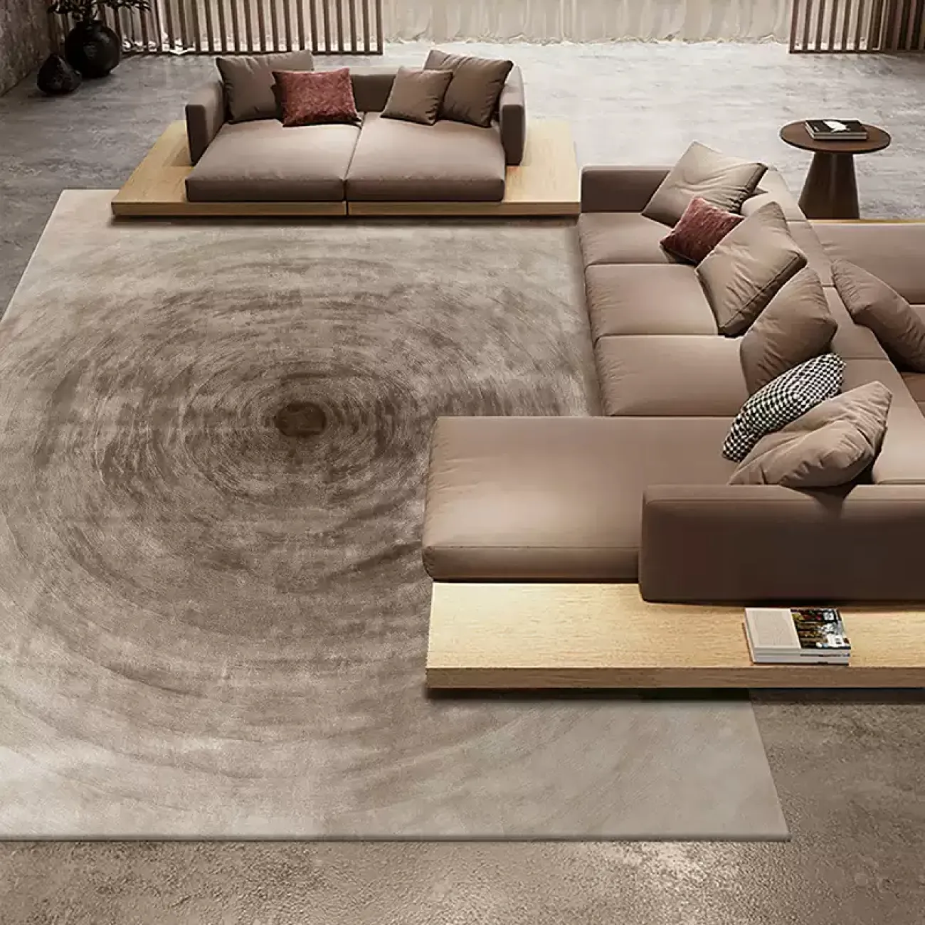 Качественный ковёр ART Design из бамбука KV39257-32