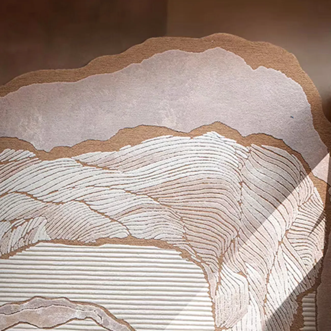 Нестандартный ковёр ART Design из шерсти KV39259-32