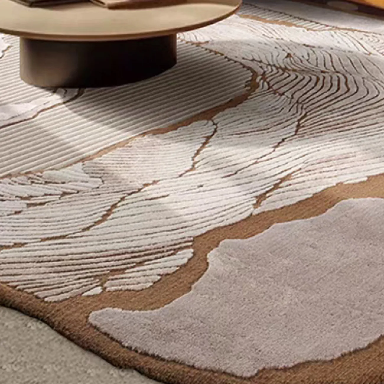 Нестандартный ковёр ART Design из шерсти KV39259-32