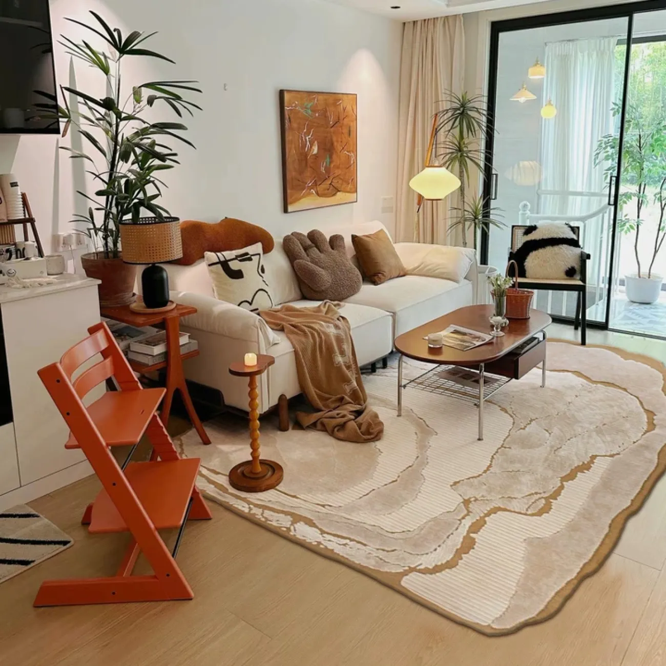 Нестандартный ковёр ART Design из шерсти KV39259-32