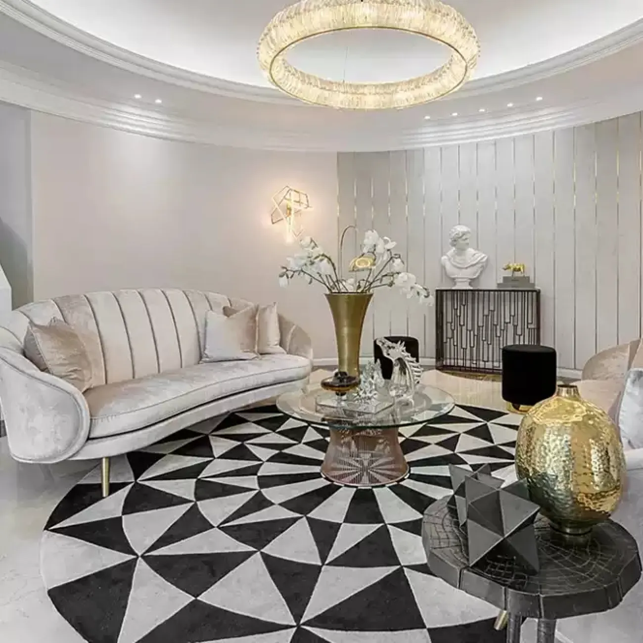 Оригинальный ковёр ART Design из шерсти KV39260-32