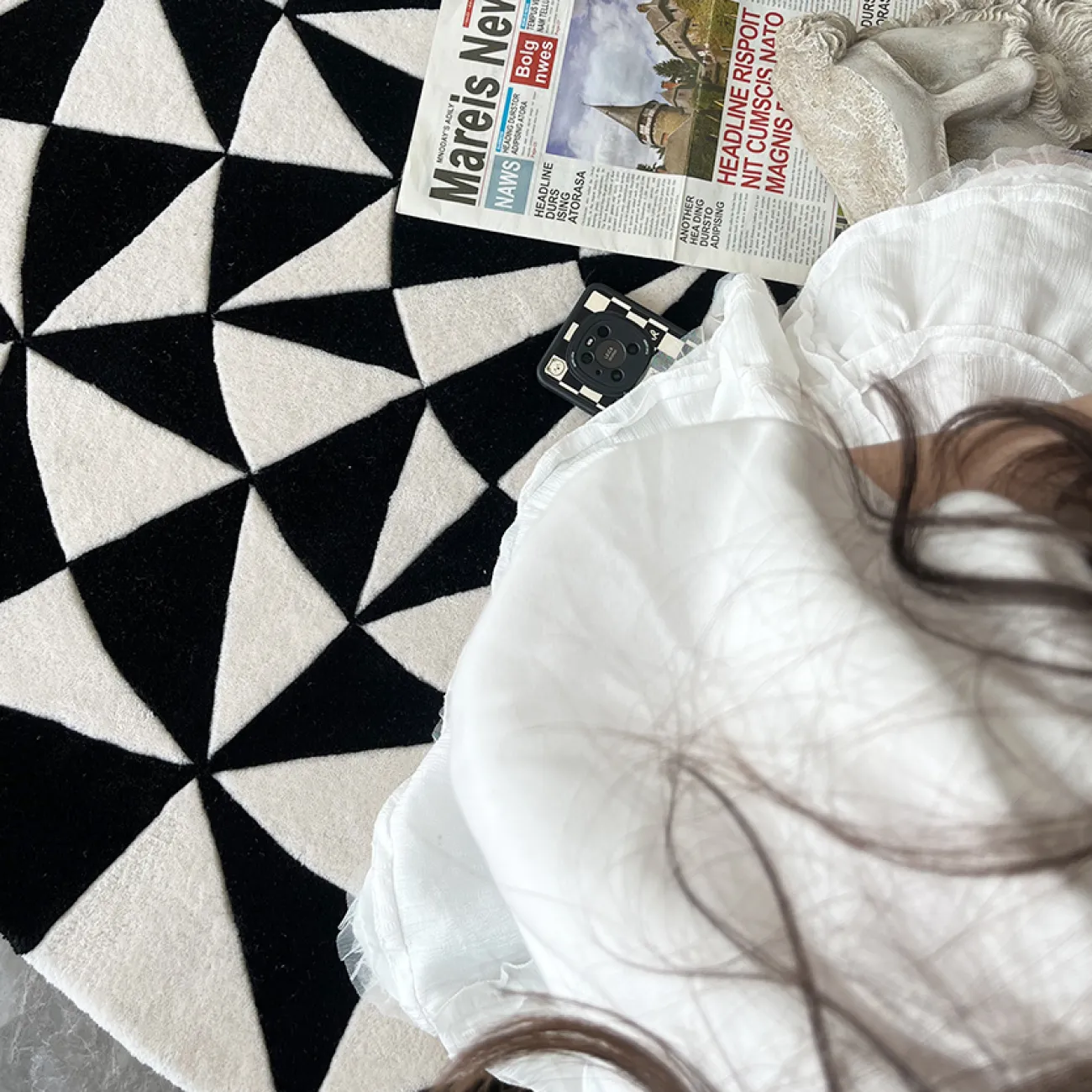 Оригинальный ковёр ART Design из шерсти KV39260-32