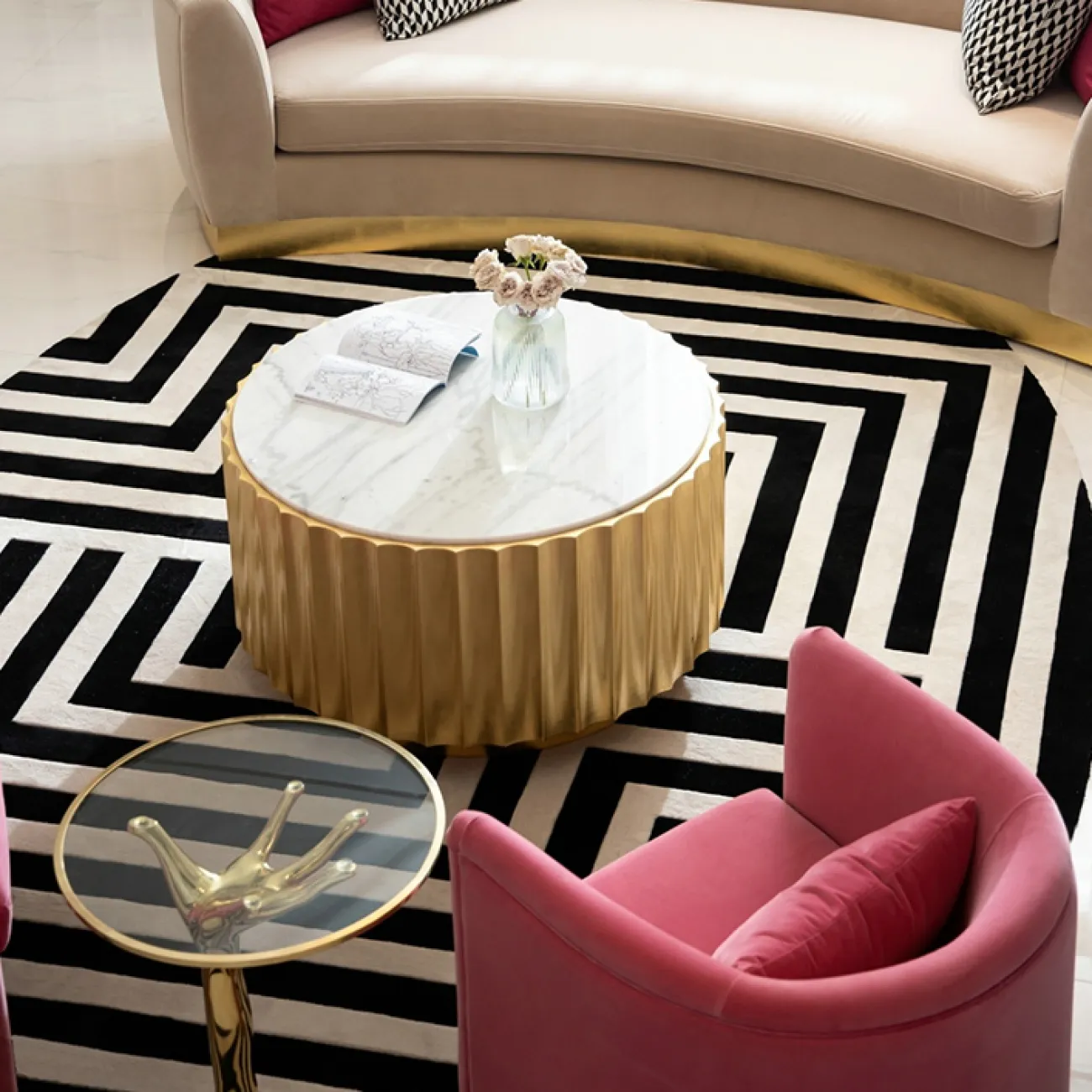 Оригинальный ковёр ART Design из шерсти KV39260-32