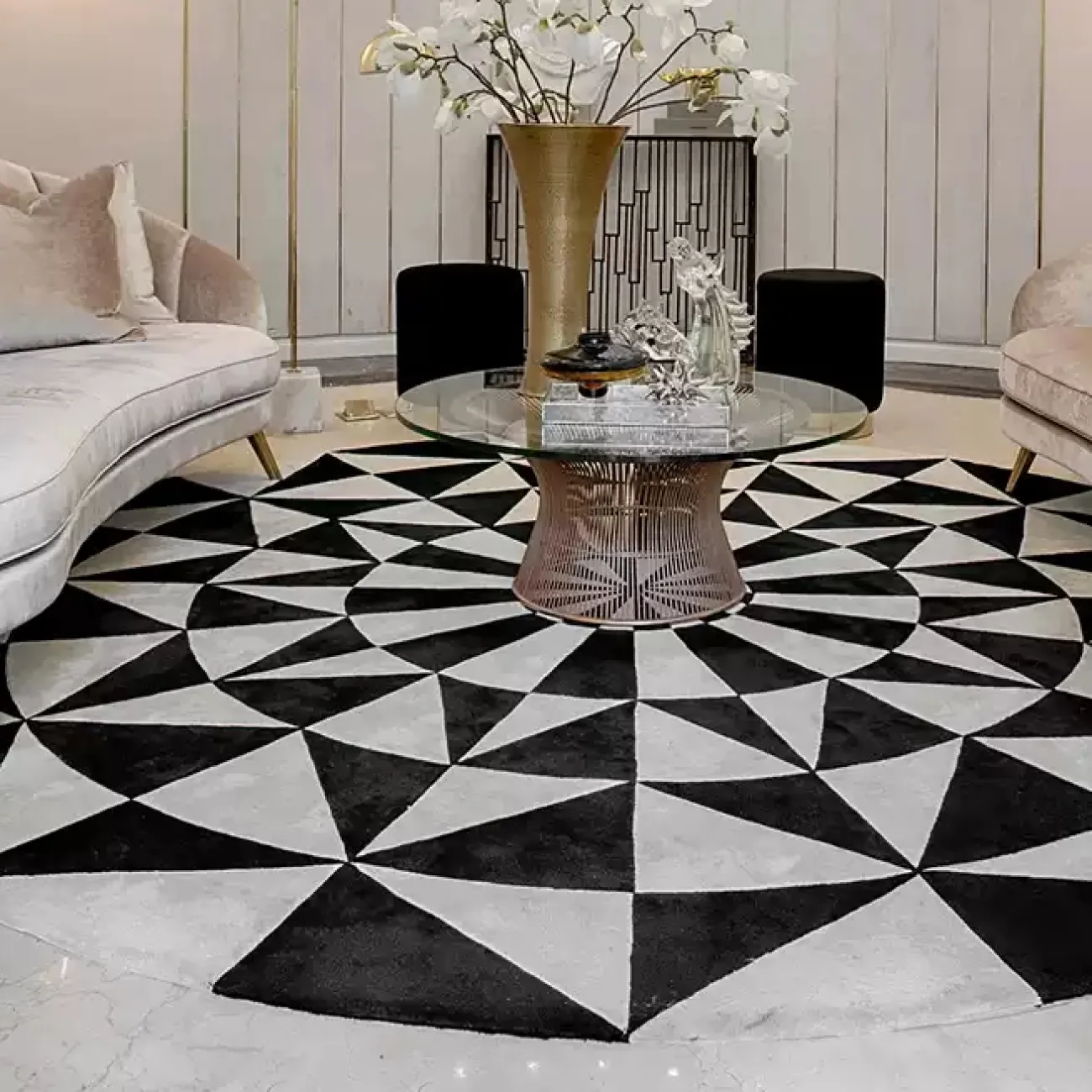 Оригинальный ковёр ART Design из шерсти KV39260-32