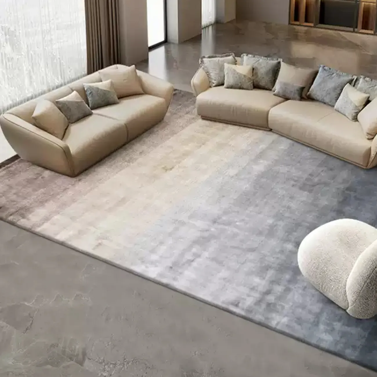 Практичный ковёр ART Design из лиоцеллы KV39264-32