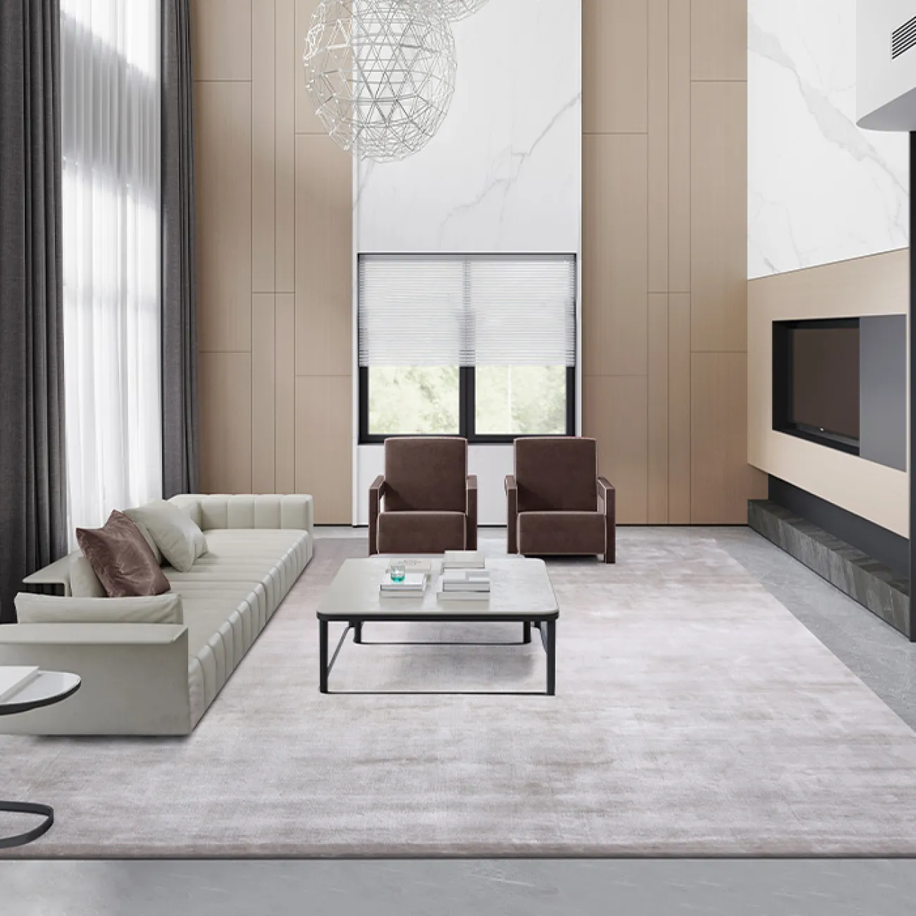 Практичный ковёр ART Design из лиоцеллы KV39264-32