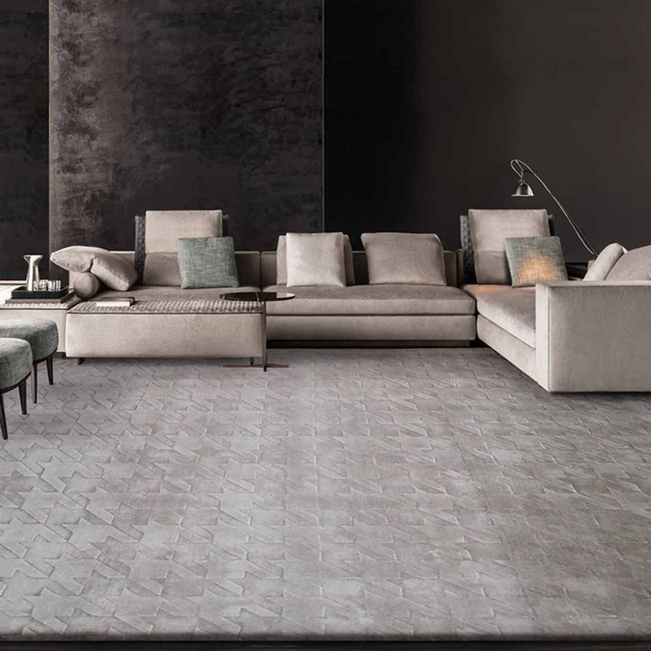 Тёплый ковёр ART Design из шерсти KV39265-32