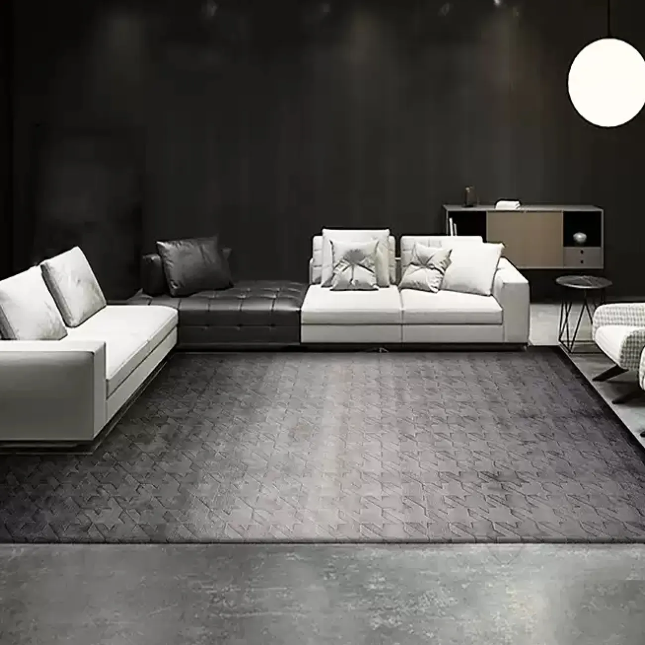 Тёплый ковёр ART Design из шерсти KV39265-32