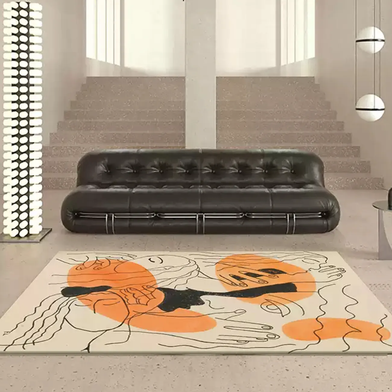 Абстрактный ковёр ART Design из шерсти KV39267-32