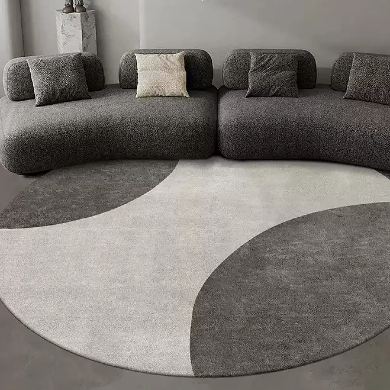 Тёплый ковёр ART Design из шерсти KV39268-32