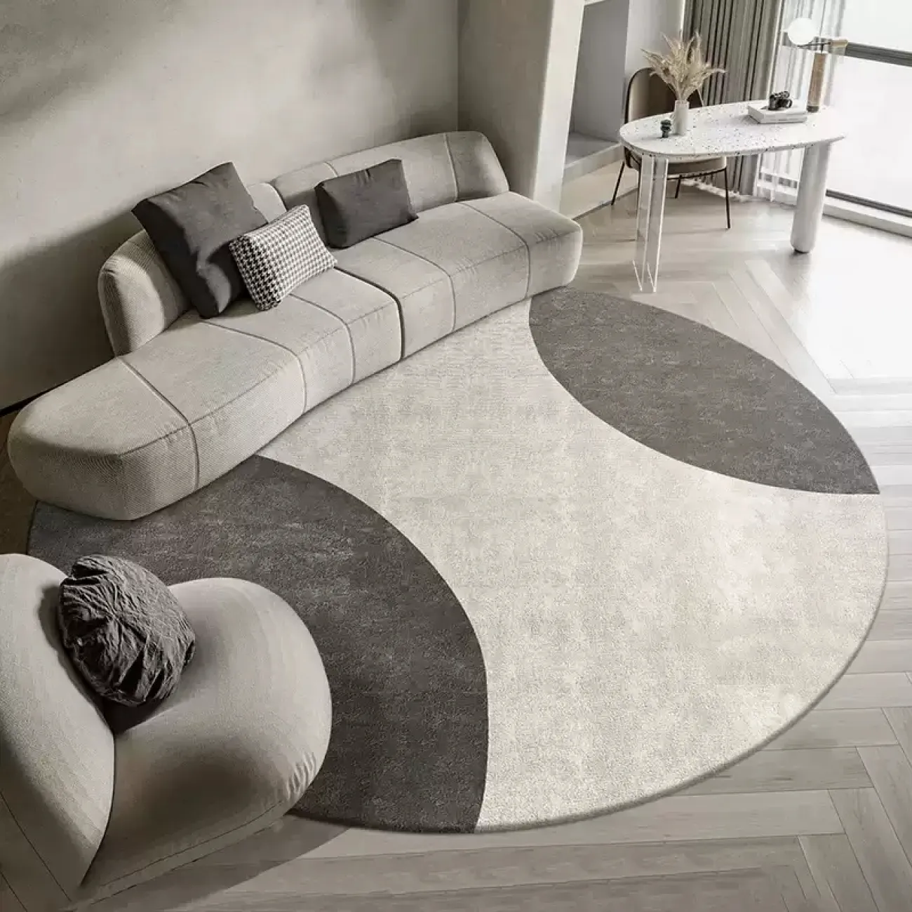 Тёплый ковёр ART Design из шерсти KV39268-32