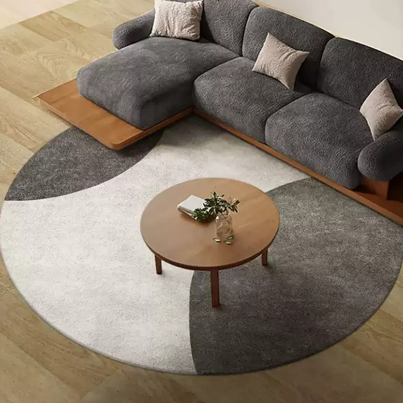 Тёплый ковёр ART Design из шерсти KV39268-32