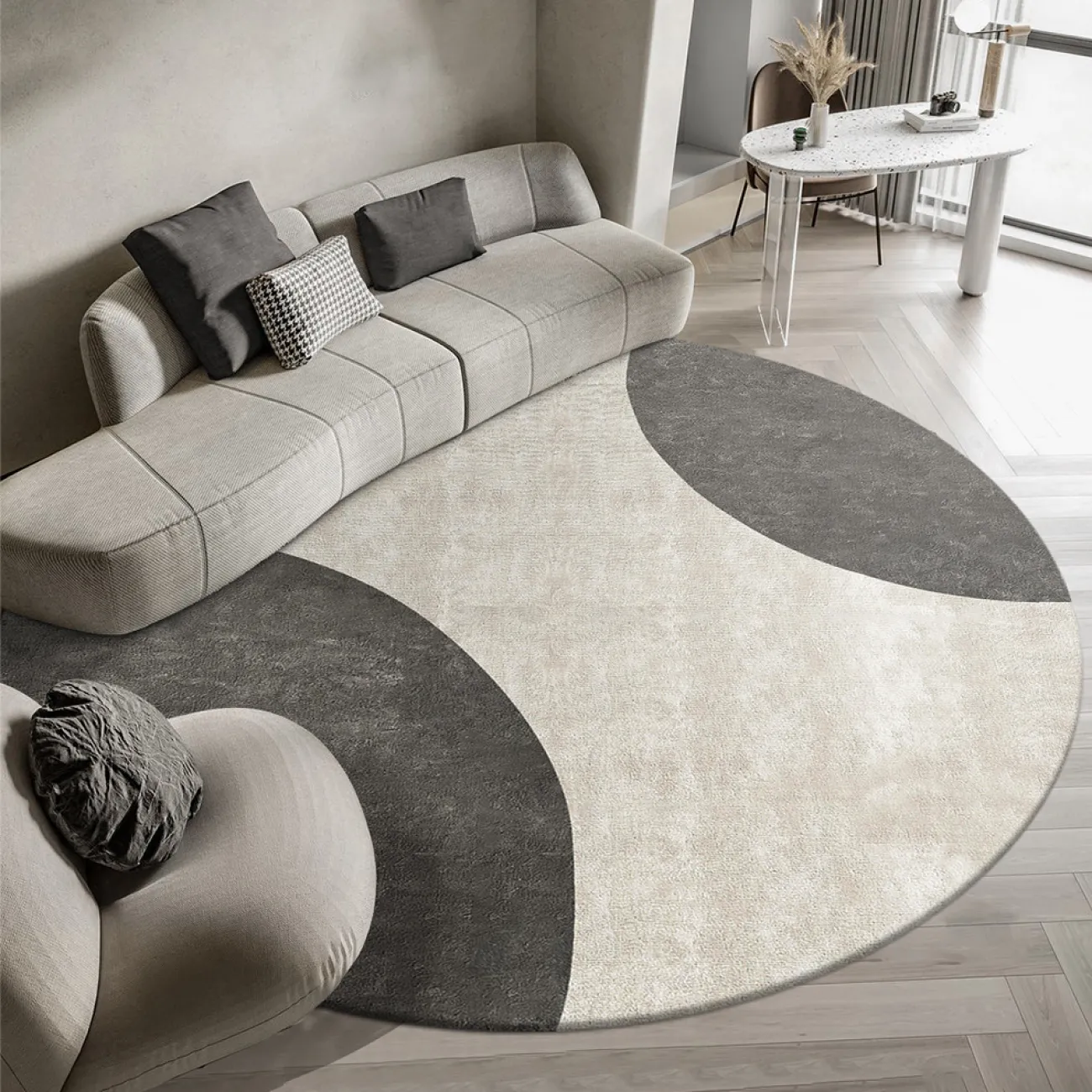 Тёплый ковёр ART Design из шерсти KV39268-32