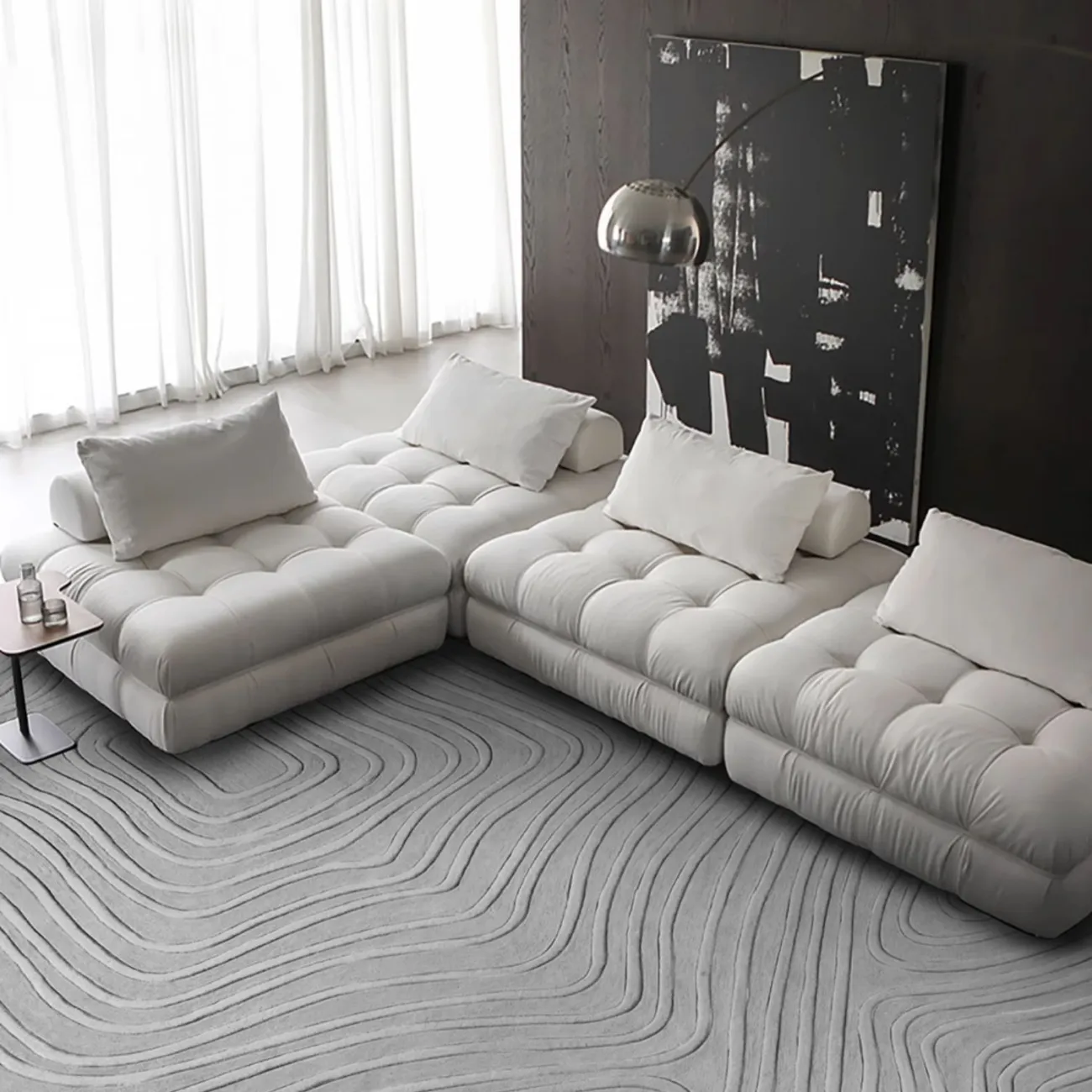 Тёплый ковёр ART Design из шерсти KV39269-32