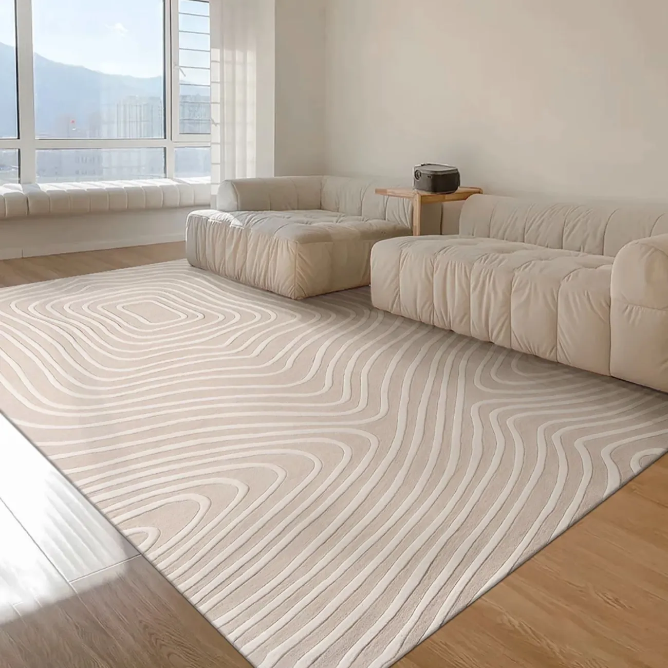 Тёплый ковёр ART Design из шерсти KV39269-32