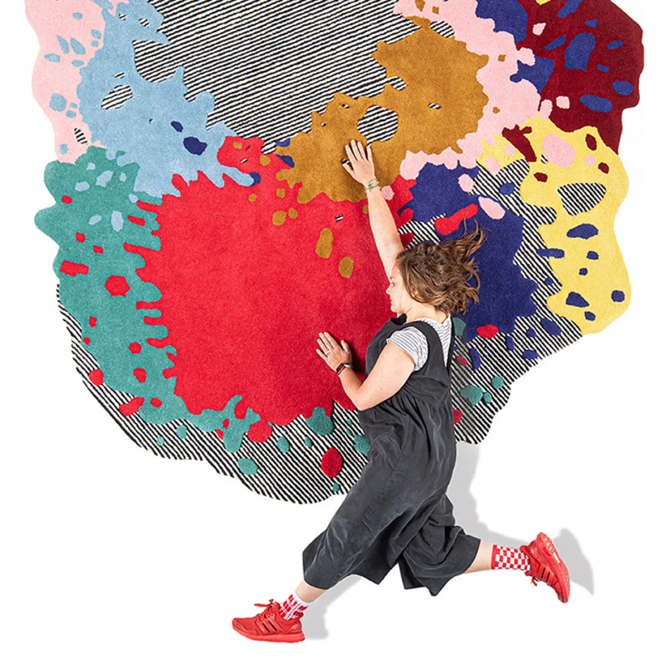 Яркий ковёр ART Design из шерсти KV39270-32 Яркий ковёр ART Design из шерсти KV39270-32