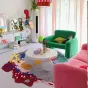 Яркий ковёр ART Design из шерсти KV39270-32