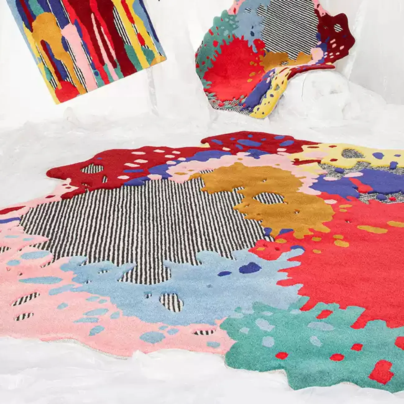 Яркий ковёр ART Design из шерсти KV39270-32 Яркий ковёр ART Design из шерсти KV39270-32