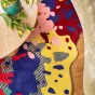 Яркий ковёр ART Design из шерсти KV39270-32