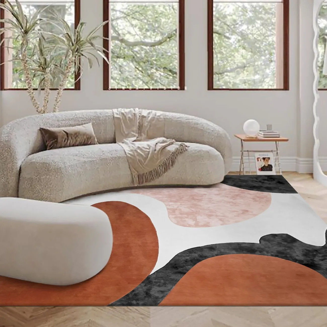 Тёплый ковёр ART Design из шерсти KV39271-32