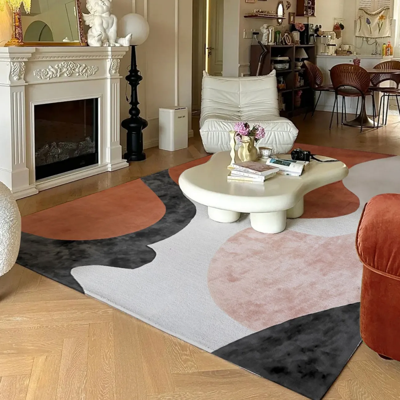 Тёплый ковёр ART Design из шерсти KV39271-32