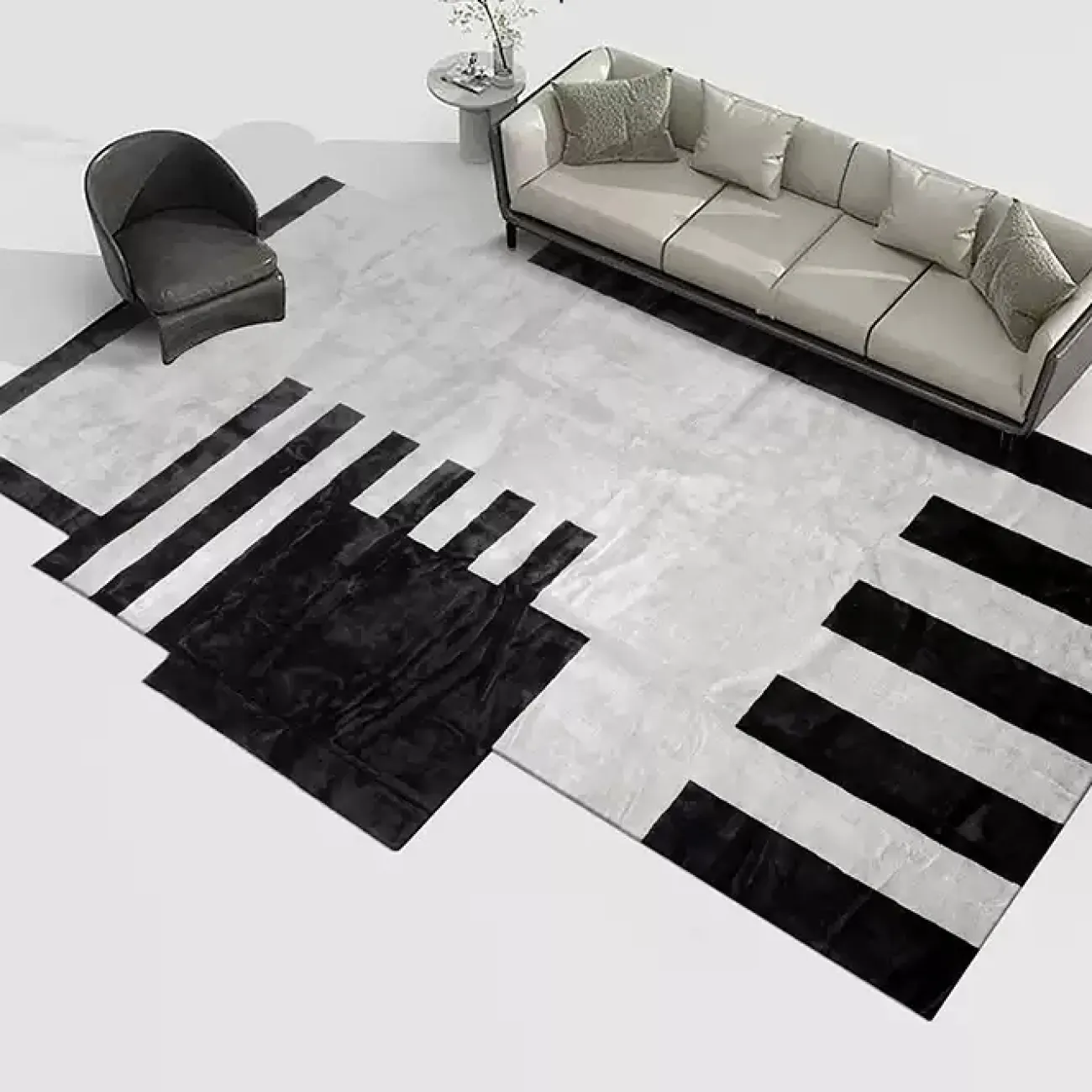 Дизайнерский ковёр ART Design из шерсти KV39273-32