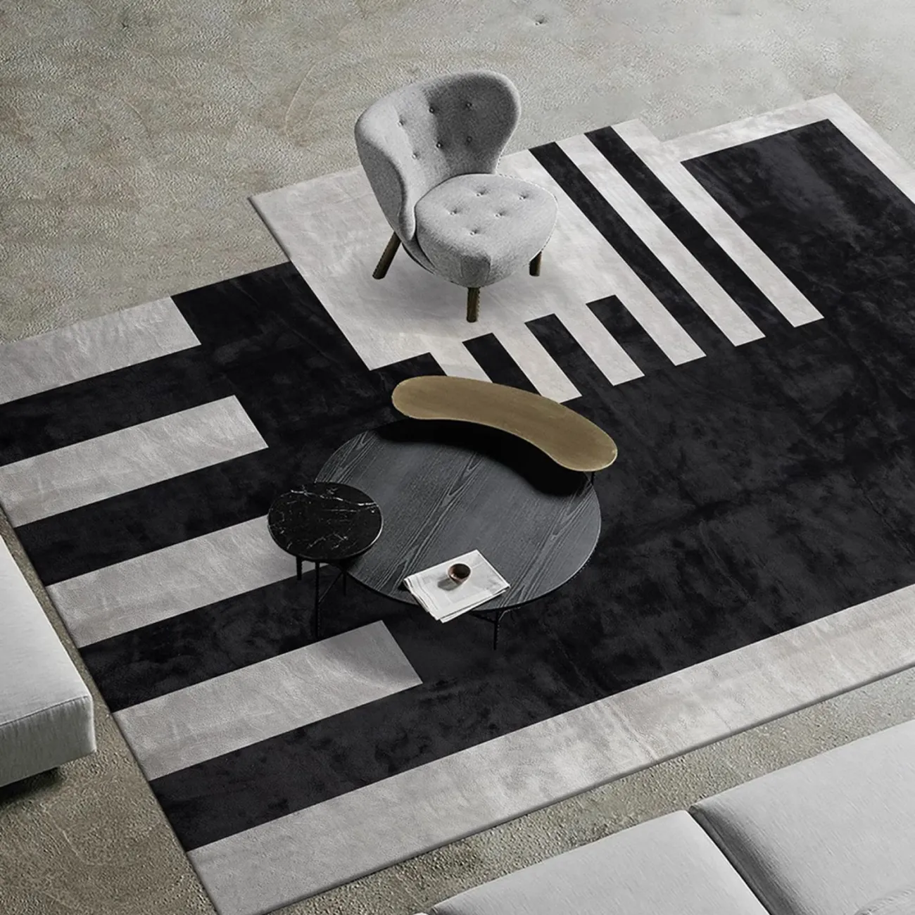 Дизайнерский ковёр ART Design из шерсти KV39273-32