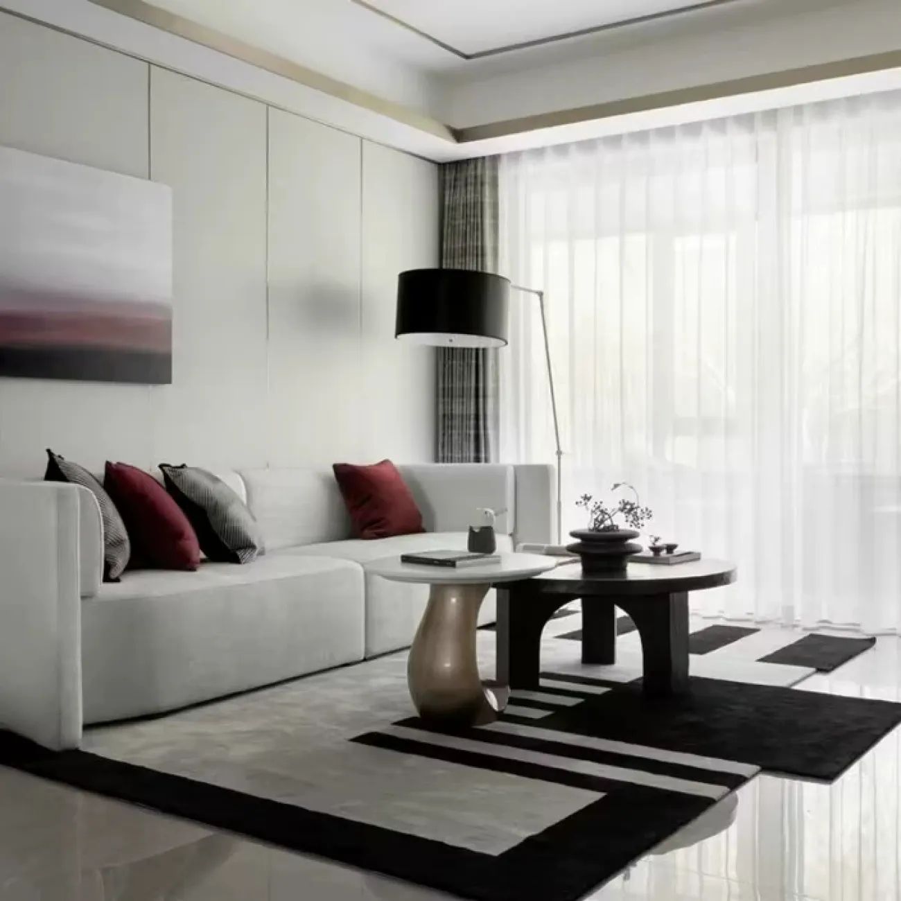 Дизайнерский ковёр ART Design из шерсти KV39273-32