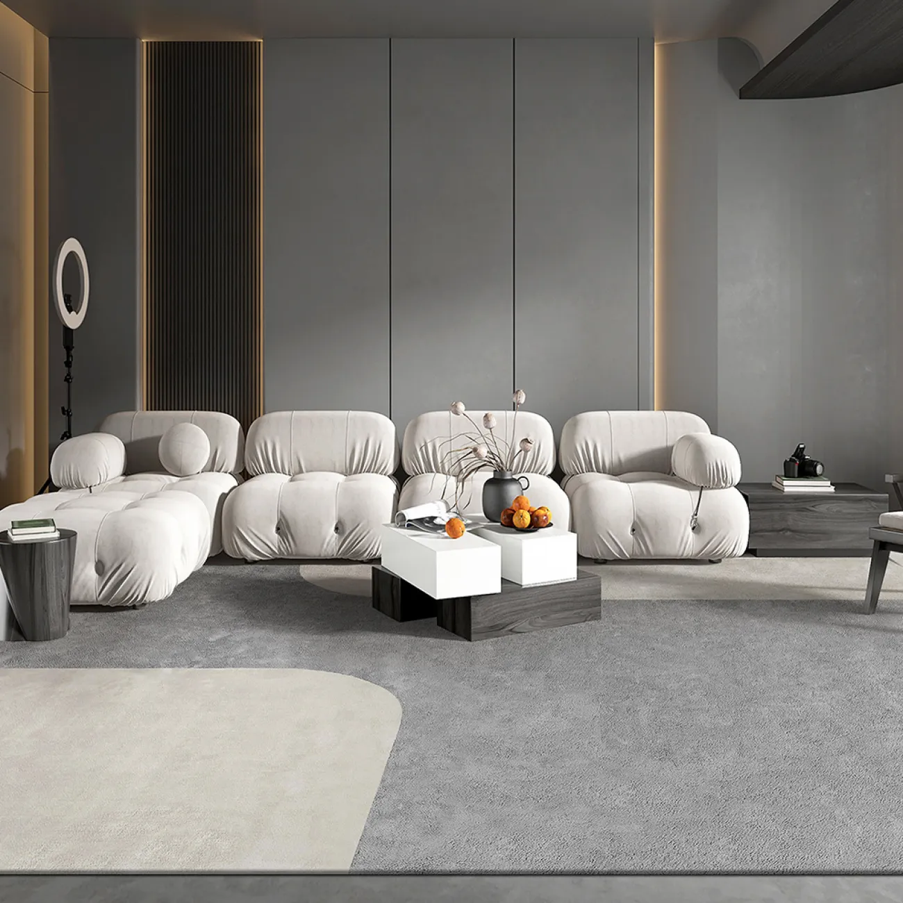 Тёплый ковёр ART Design из шерсти KV39279-32