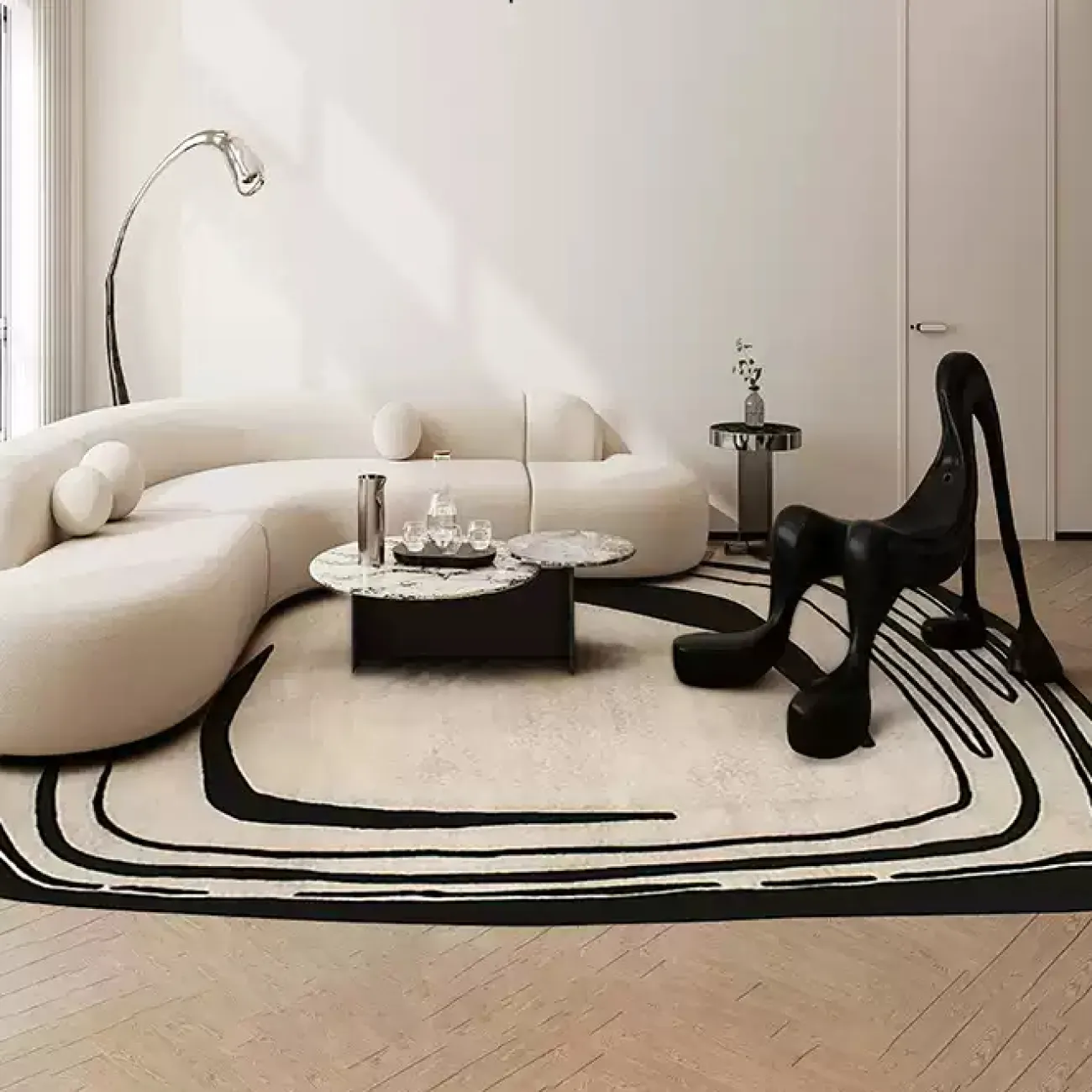 Тёплый ковёр ART Design из шерсти KV39276-32