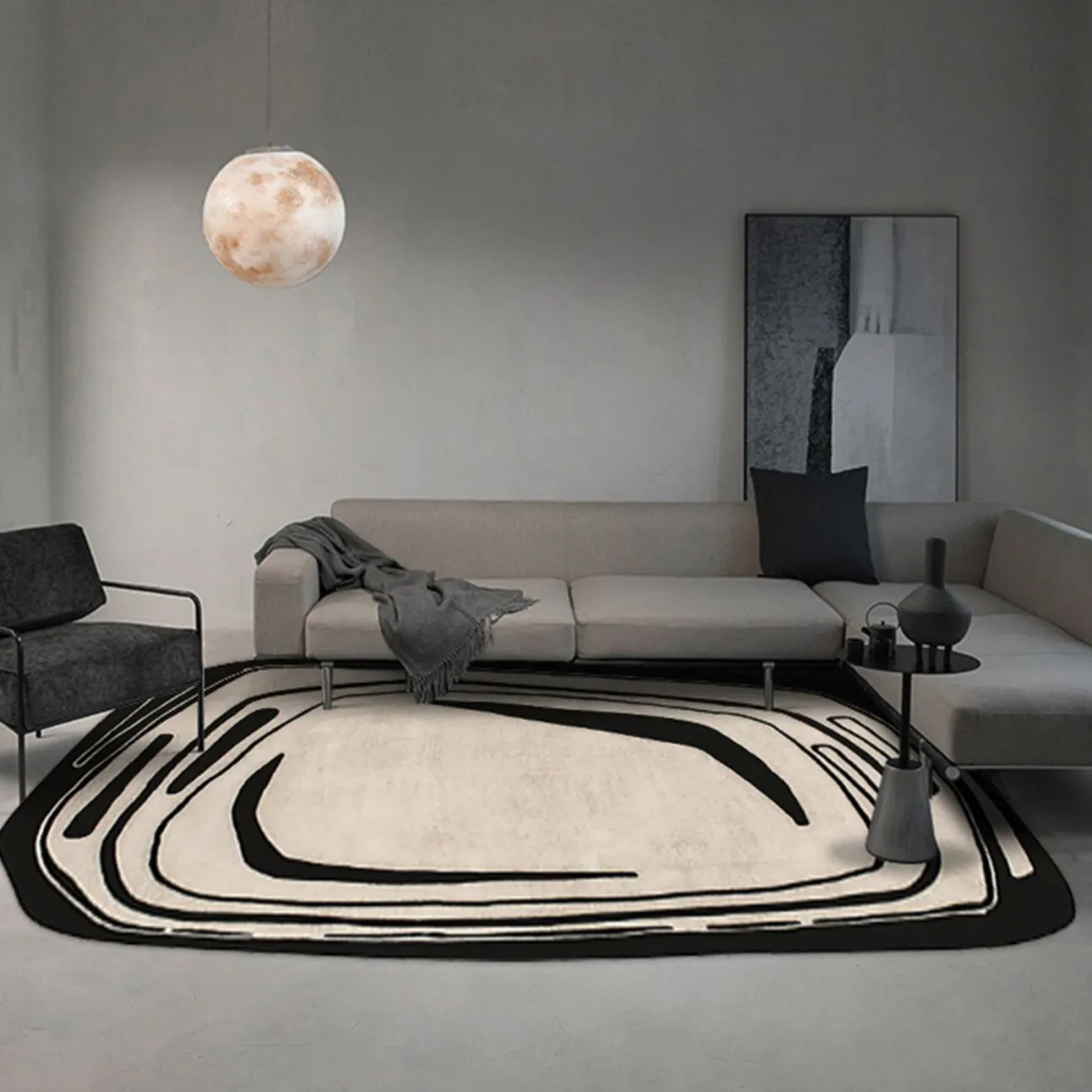 Тёплый ковёр ART Design из шерсти KV39276-32