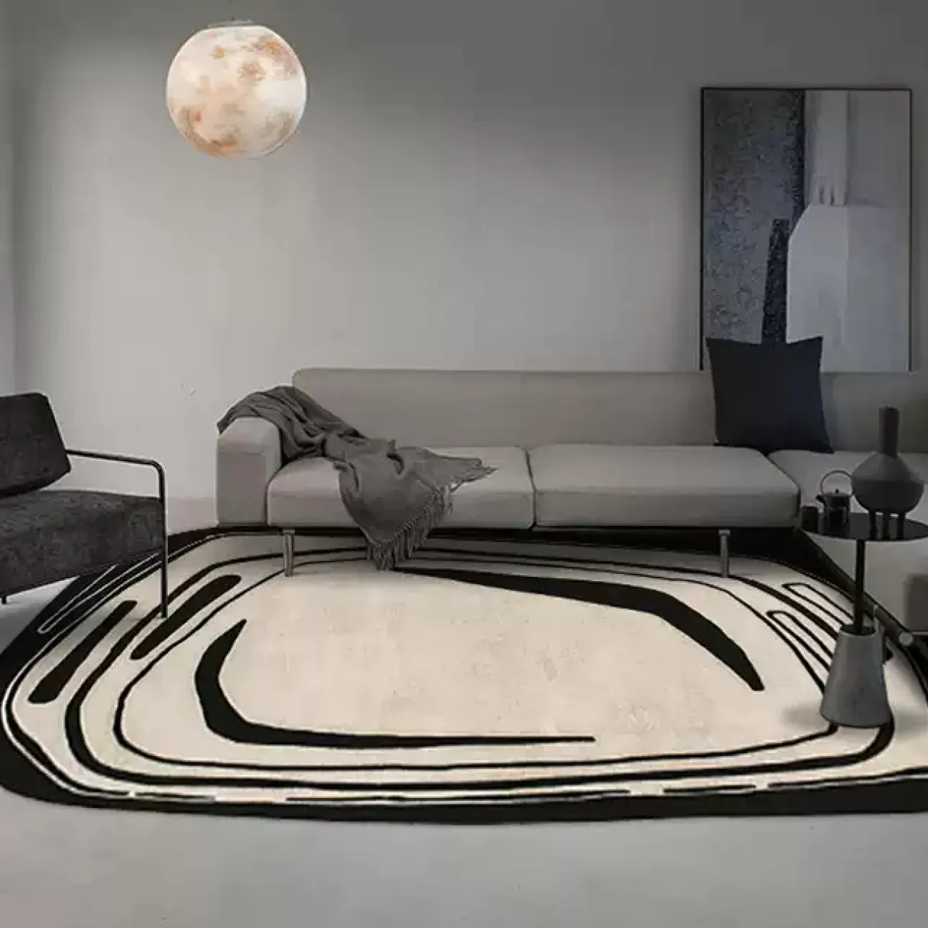 Тёплый ковёр ART Design из шерсти KV39276-32