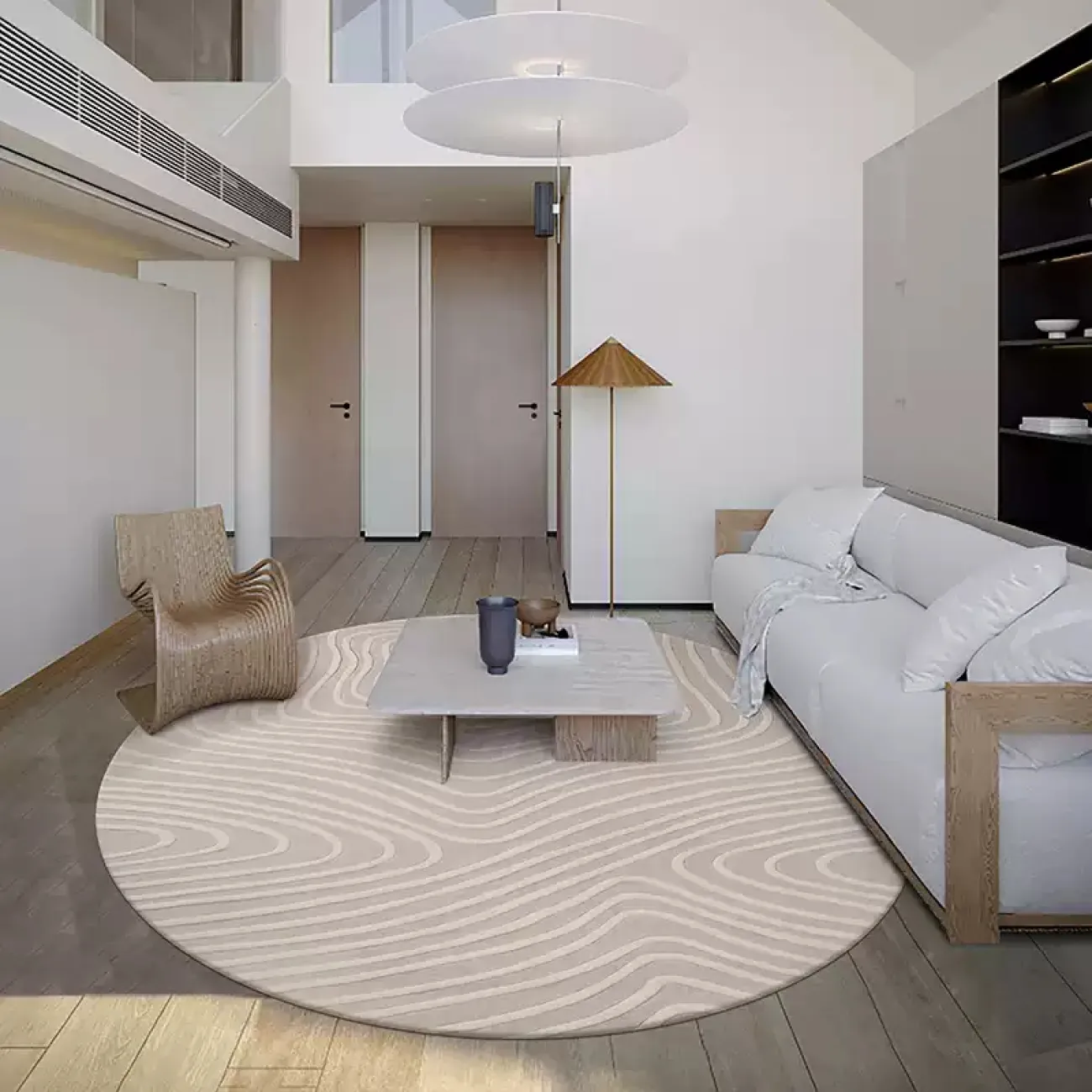 Тёплый ковёр ART Design из шерсти KV39283-32